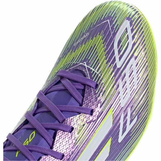 Adidas F50 League Adults Firm Ground Football Boots Purple/White Мъжки футболни бутонки