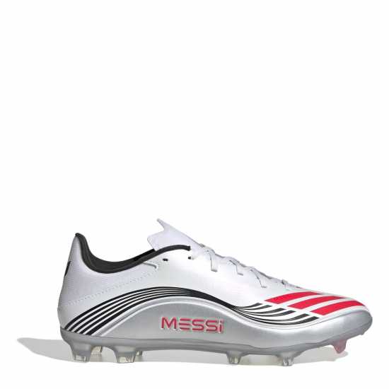 Adidas F50 League Adults Firm Ground Football Boots Бяло/Червено Мъжки футболни бутонки