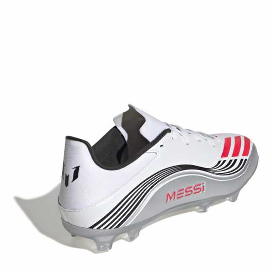 Adidas F50 League Adults Firm Ground Football Boots Бяло/Червено Мъжки футболни бутонки