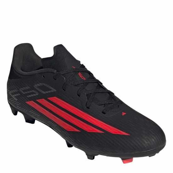 Adidas F50 League Adults Firm Ground Football Boots Black/Red 