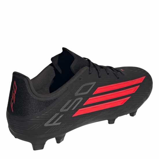 Adidas F50 League Adults Firm Ground Football Boots Black/Red 