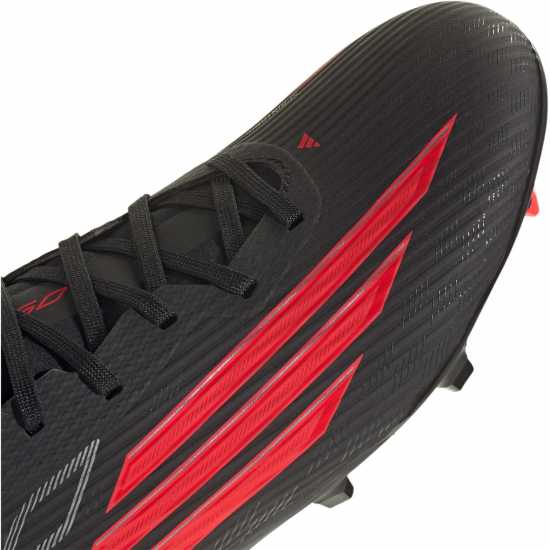 Adidas F50 League Adults Firm Ground Football Boots Black/Red 