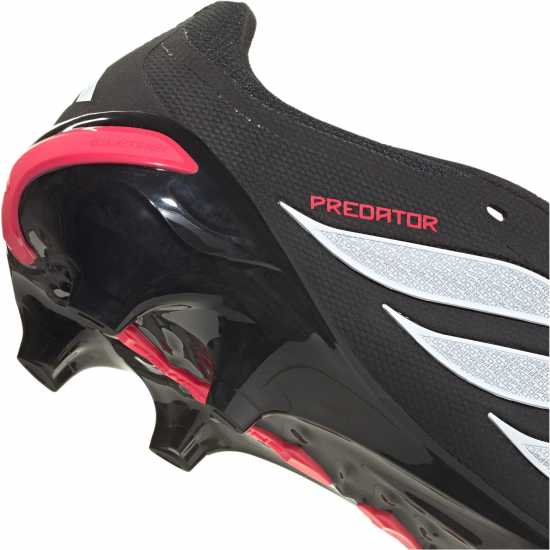 Adidas Мъжки Футболни Бутонки Predator Fold-Over Tongue League Firm Ground Football Boots Mens Black/Red 