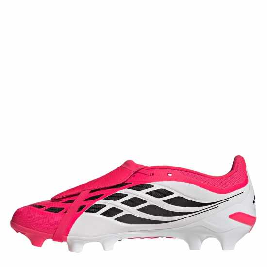 Adidas Мъжки Футболни Бутонки Predator Fold-Over Tongue League Firm Ground Football Boots Mens Red/Blk/White 