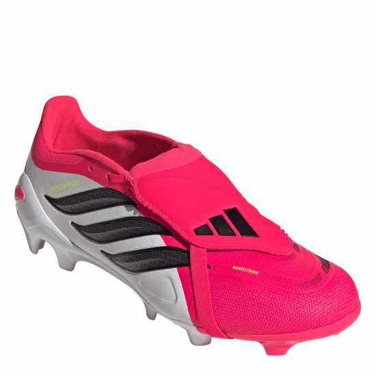 Adidas Мъжки Футболни Бутонки Predator Fold-Over Tongue League Firm Ground Football Boots Mens Red/Blk/White 