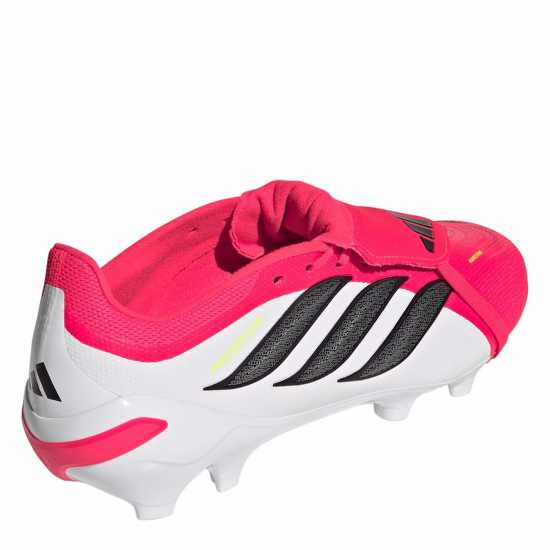 Adidas Мъжки Футболни Бутонки Predator Fold-Over Tongue League Firm Ground Football Boots Mens Red/Blk/White 
