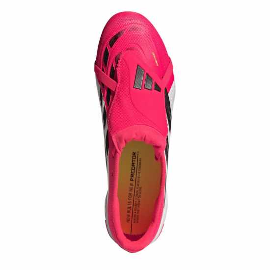 Adidas Мъжки Футболни Бутонки Predator Fold-Over Tongue League Firm Ground Football Boots Mens Red/Blk/White 