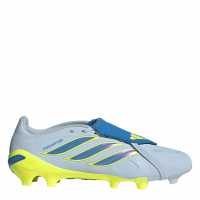 Adidas Мъжки Футболни Бутонки Predator Fold-Over Tongue League Firm Ground Football Boots Mens Blue/Yellow 