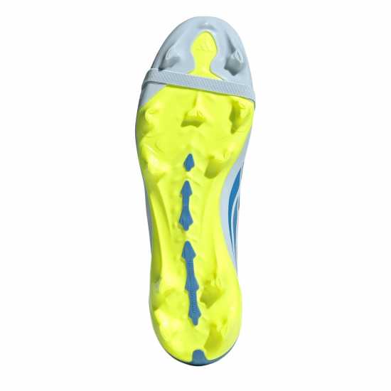 Adidas Мъжки Футболни Бутонки Predator Fold-Over Tongue League Firm Ground Football Boots Mens Blue/Yellow 