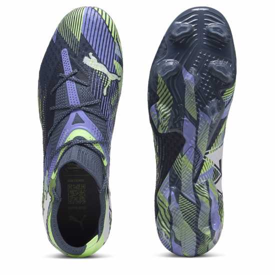 Puma Future 7 Ultimate Firm Ground Football Boots Сиво/Бяло/Зелено Мъжки футболни бутонки