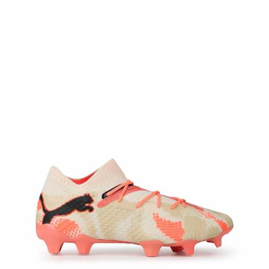 Мъжки футболни бутонки Puma Future 7 Ultimate Firm Ground Football Boots Бяло/Оранжево/Черно Puma Future 7 Ultimate Firm Ground Football Boots Бяло/Оранжево/Черно Мъжки футболни бутонки