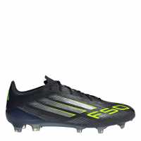 Adidas F50 Elite Adults Firm Ground Football Boots Black/Lemon Мъжки футболни бутонки