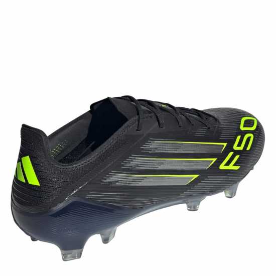 Adidas F50 Elite Adults Firm Ground Football Boots Black/Lemon Мъжки футболни бутонки