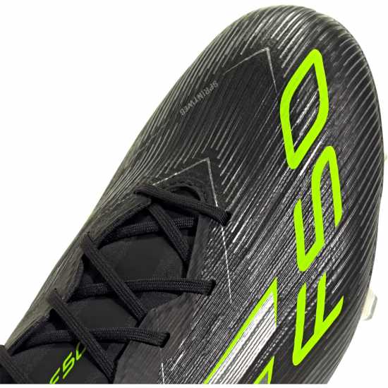 Adidas F50 Elite Adults Firm Ground Football Boots Black/Lemon Мъжки футболни бутонки