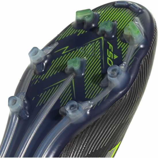 Adidas F50 Elite Adults Firm Ground Football Boots Black/Lemon Мъжки футболни бутонки