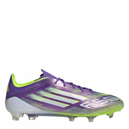 Adidas F50 Elite Adults Firm Ground Football Boots Purple/White Мъжки футболни бутонки
