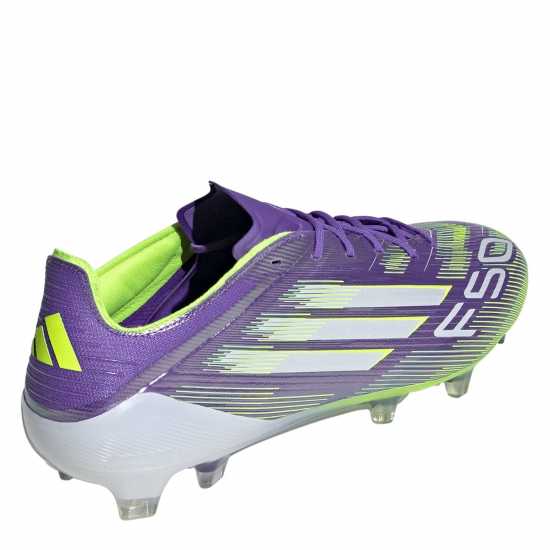 Adidas F50 Elite Adults Firm Ground Football Boots Purple/White Мъжки футболни бутонки