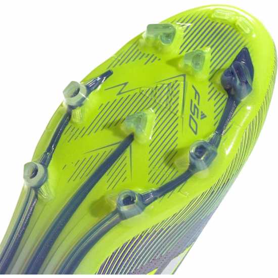 Adidas F50 Elite Adults Firm Ground Football Boots Purple/White Мъжки футболни бутонки