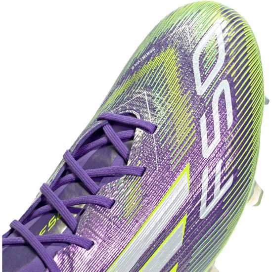 Adidas F50 Elite Adults Firm Ground Football Boots Purple/White Мъжки футболни бутонки