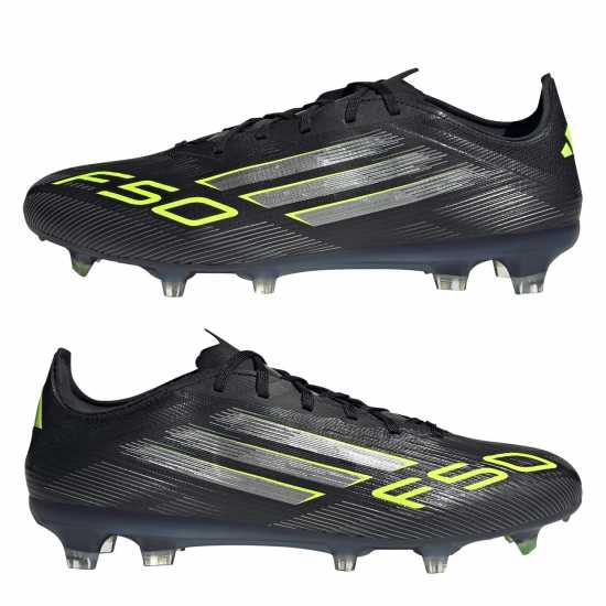Мъжки футболни бутонки Adidas F50 Pro Adults Firm Ground Football Boots Black/Lemon Adidas F50 Pro Adults Firm Ground Football Boots Black/Lemon Мъжки футболни бутонки