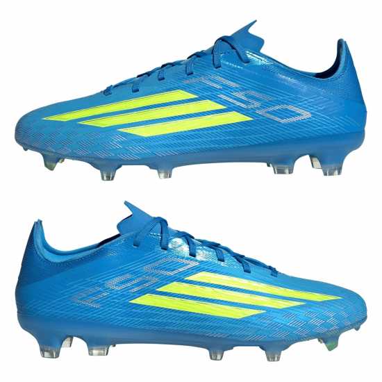 Adidas F50 Pro Adults Firm Ground Football Boots Blue/Yellow 