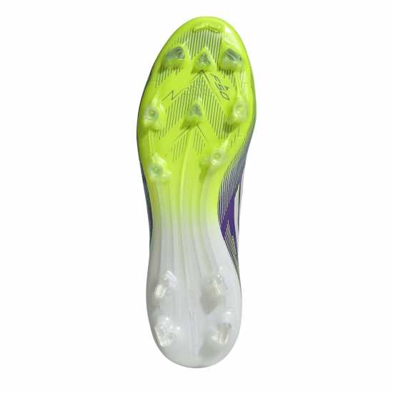 Мъжки футболни бутонки Adidas F50 Pro Adults Firm Ground Football Boots Purple/White Adidas F50 Pro Adults Firm Ground Football Boots Purple/White Мъжки футболни бутонки