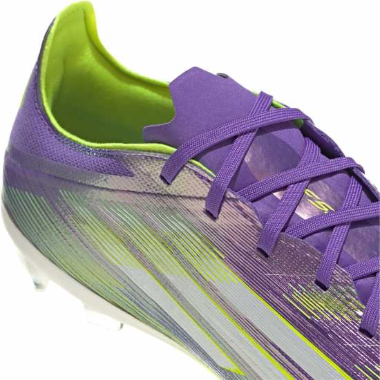 Мъжки футболни бутонки Adidas F50 Pro Adults Firm Ground Football Boots Purple/White Adidas F50 Pro Adults Firm Ground Football Boots Purple/White Мъжки футболни бутонки