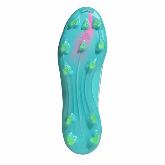 Adidas F50 Pro Adults Firm Ground Football Boots Wht/Pink/Blue Adidas F50 Pro Adults Firm Ground Football Boots Wht/Pink/Blue