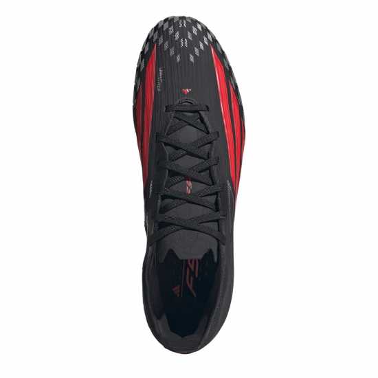 Adidas F50 Pro Adults Firm Ground Football Boots Black/Red 