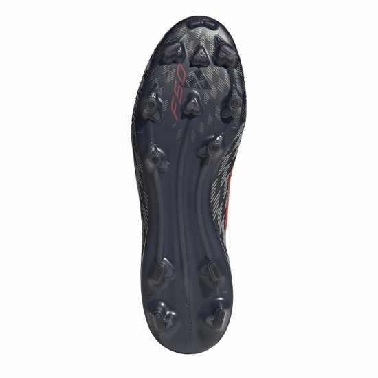 Adidas F50 Pro Adults Firm Ground Football Boots Black/Red 
