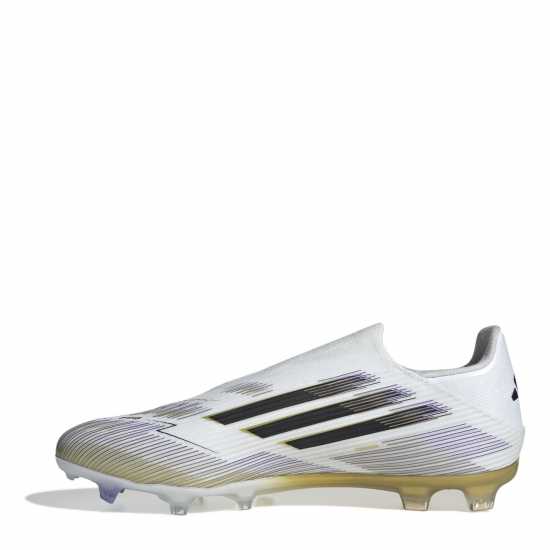 Adidas F50 League Laceless Adults Firm Ground Football Boots Бяло/Черно/Злато Мъжки футболни бутонки