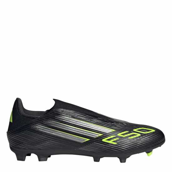 Adidas F50 League Laceless Adults Firm Ground Football Boots Black/Lemon Мъжки футболни бутонки