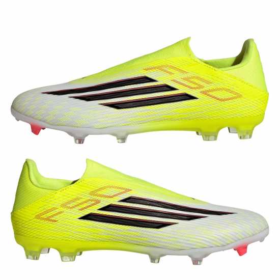 Adidas F50 League Laceless Adults Firm Ground Football Boots Solar Yellow 