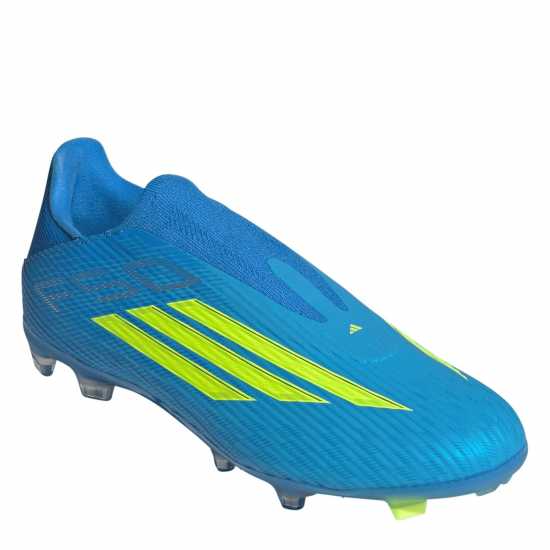 Adidas F50 League Laceless Adults Firm Ground Football Boots Blue/Yellow 