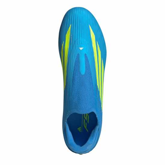 Adidas F50 League Laceless Adults Firm Ground Football Boots Blue/Yellow 