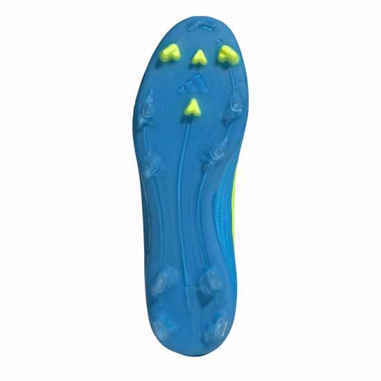Adidas F50 League Laceless Adults Firm Ground Football Boots Blue/Yellow 