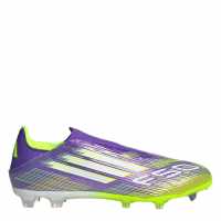 Adidas F50 League Laceless Adults Firm Ground Football Boots Purple/White Мъжки футболни бутонки