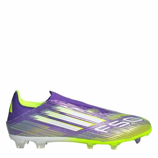 Adidas F50 League Laceless Adults Firm Ground Football Boots Purple/White Мъжки футболни бутонки