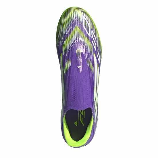 Adidas F50 League Laceless Adults Firm Ground Football Boots Purple/White Мъжки футболни бутонки