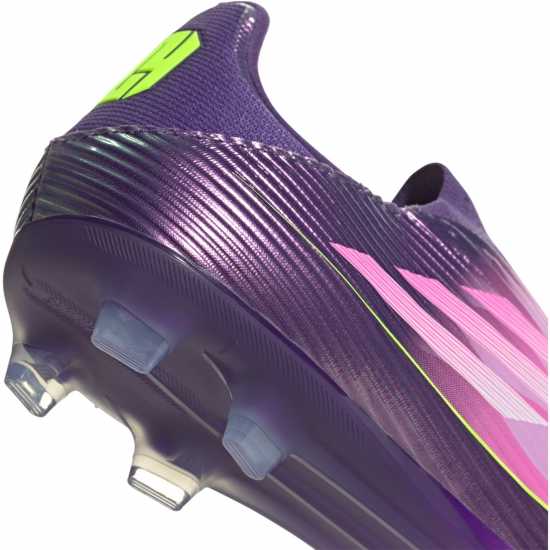 Мъжки футболни бутонки Adidas F50 League Laceless Adults Firm Ground Football Boots Purple/yellow Adidas F50 League Laceless Adults Firm Ground Football Boots Purple/yellow Мъжки футболни бутонки