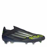 Adidas F50 Elite Laceless Adults Firm Ground Football Boots Black/Lemon Мъжки футболни бутонки