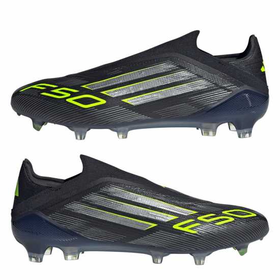 Мъжки футболни бутонки Adidas F50 Elite Laceless Adults Firm Ground Football Boots Black/Lemon Adidas F50 Elite Laceless Adults Firm Ground Football Boots Black/Lemon Мъжки футболни бутонки