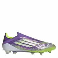 Adidas F50 Elite Laceless Adults Firm Ground Football Boots Purple/White Мъжки футболни бутонки