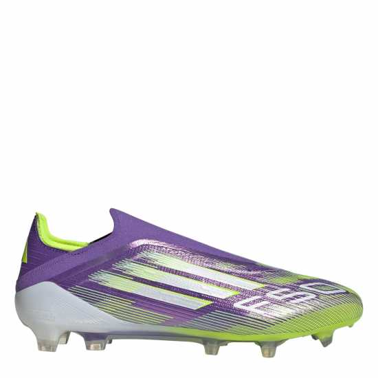 Adidas F50 Elite Laceless Adults Firm Ground Football Boots Purple/White Мъжки футболни бутонки