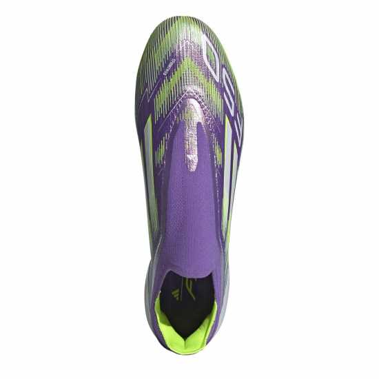 Adidas F50 Elite Laceless Adults Firm Ground Football Boots Purple/White Мъжки футболни бутонки