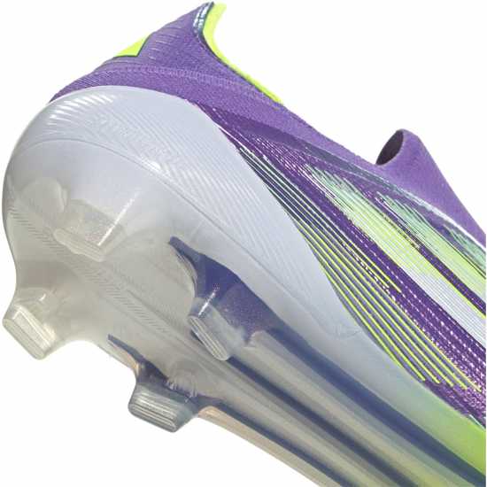 Adidas F50 Elite Laceless Adults Firm Ground Football Boots Purple/White Мъжки футболни бутонки