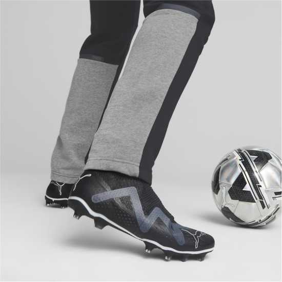 Puma Future.3 Firm Ground Football Boots Black/White Мъжки футболни бутонки
