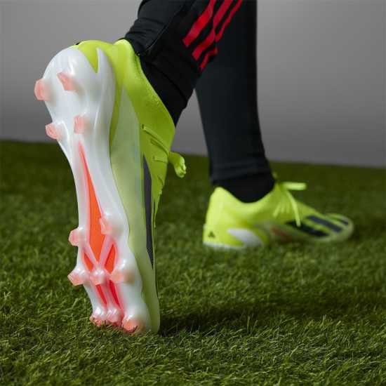Adidas X Crazyfast Elite Firm Ground Football Boots Yellow/Blk/Wht Мъжки футболни бутонки
