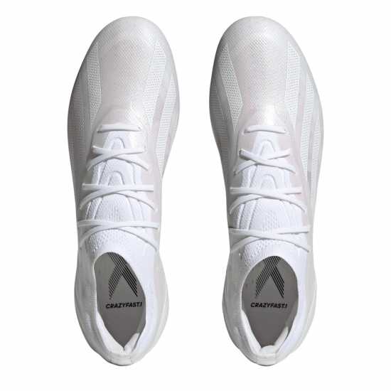 Мъжки футболни бутонки Adidas X Crazyfast Elite Firm Ground Football Boots Бяло/Бяло Adidas X Crazyfast Elite Firm Ground Football Boots Бяло/Бяло Мъжки футболни бутонки