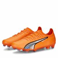 Puma Ultra.1 Firm Ground Football Boots Adults Orange/Blue Футболни стоножки